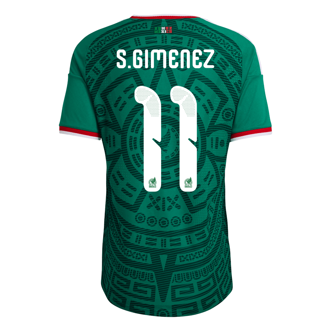 S.GIMENEZ #11 Mexico Home Player Version Jersey World Cup 2026 - gogoalshop