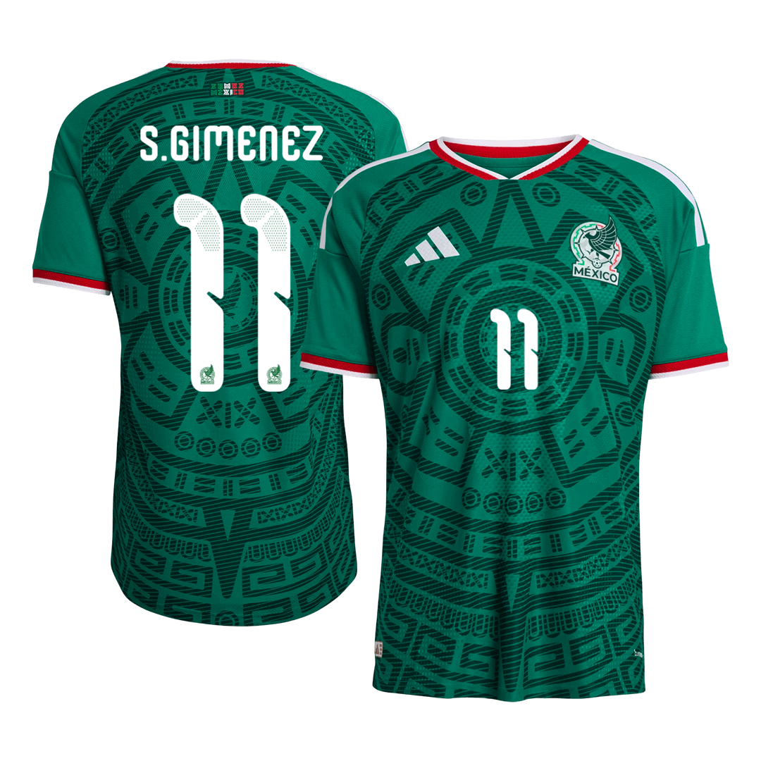 S.GIMENEZ #11 Mexico Home Player Version Jersey World Cup 2026 - gogoalshop