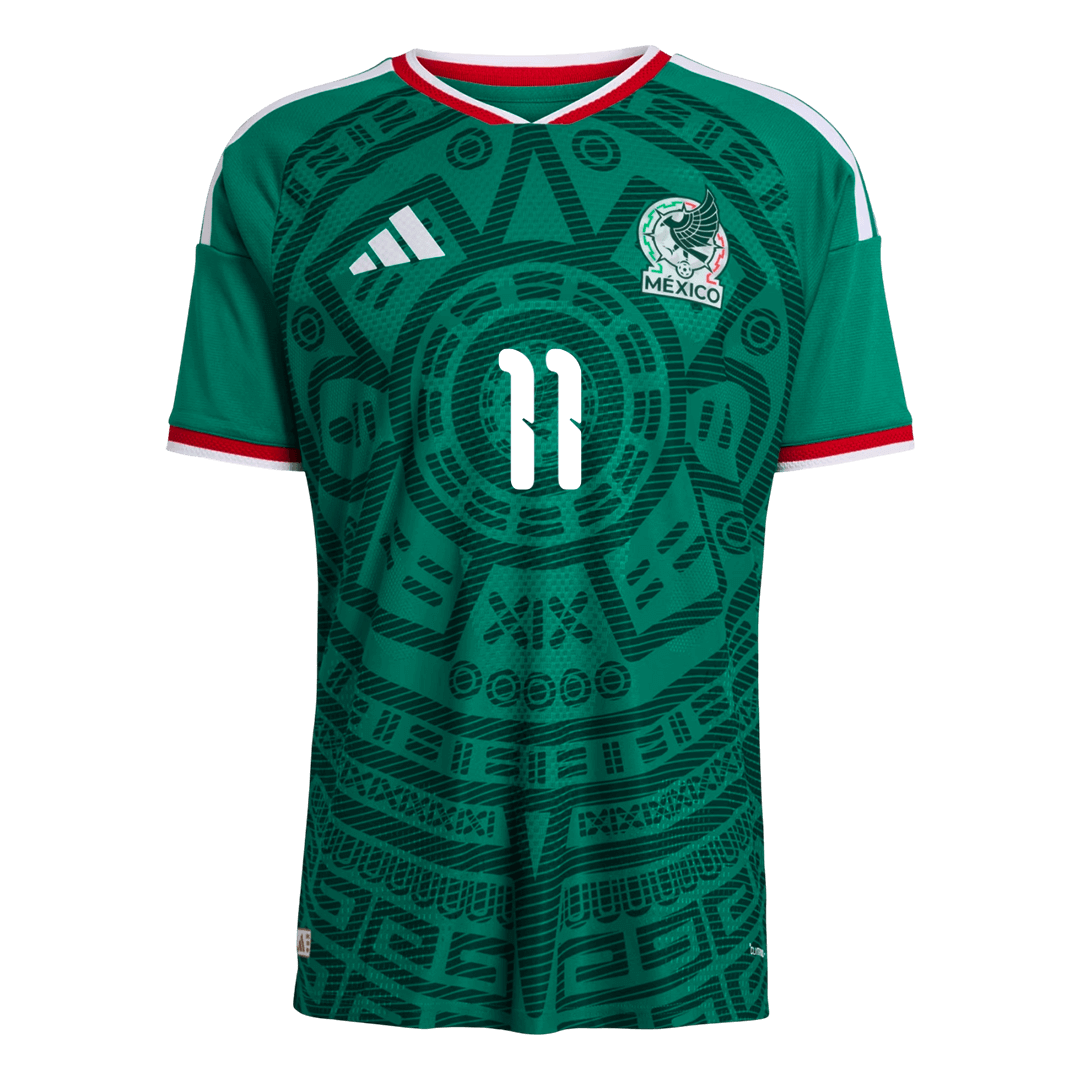 S.GIMENEZ #11 Mexico Home Player Version Jersey World Cup 2026 - gogoalshop