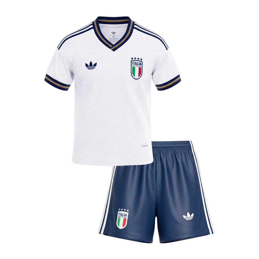 Italy Away World Cup Kids Soccer Jerseys Kit 2026 - gogoalshop