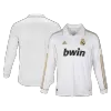 Retro Soccer Jersey Real Madrid Home Long Sleeve 2011/12 - gogoalshop