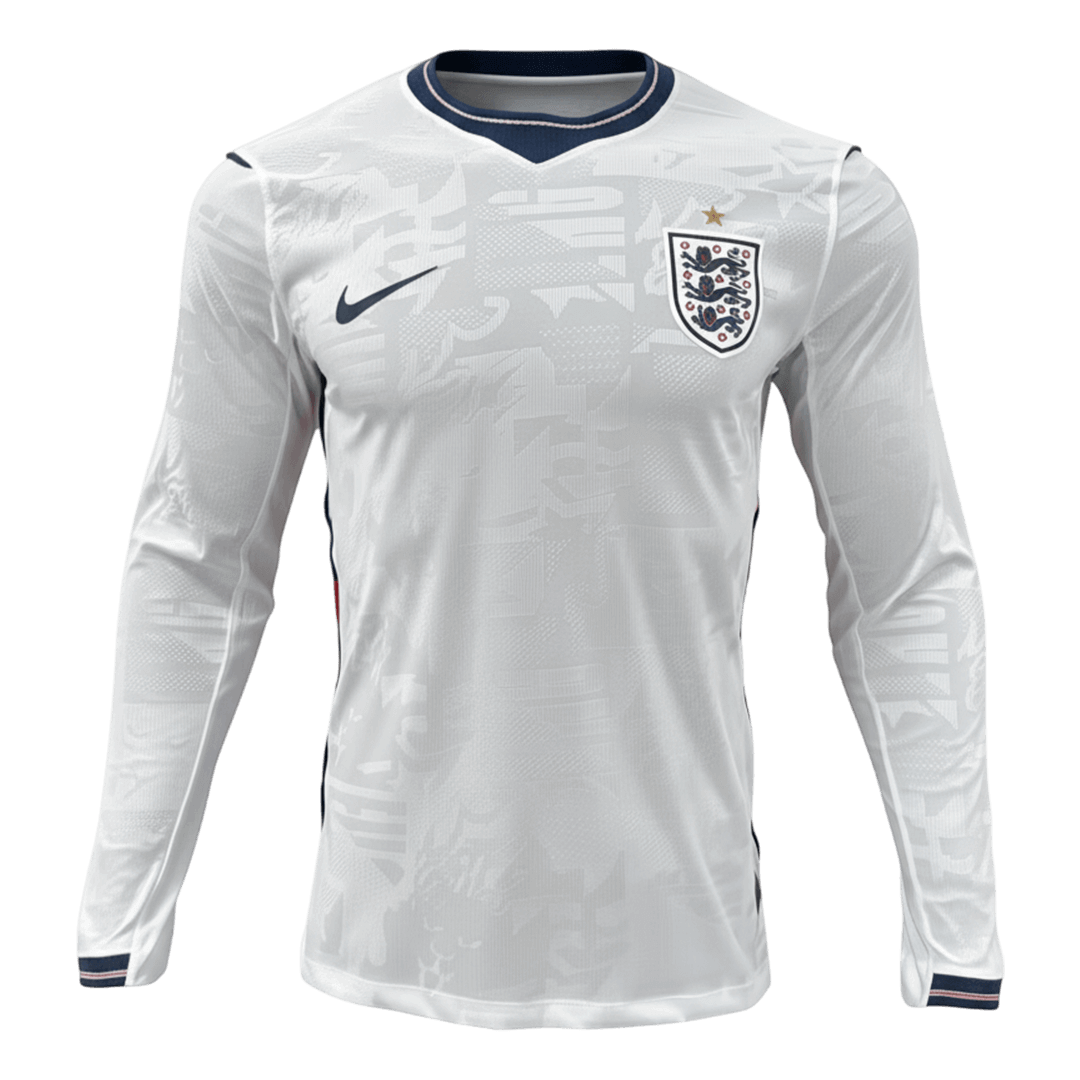 England Home Long Sleeve Player Version Jersey World Cup 2026 - gogoalshop