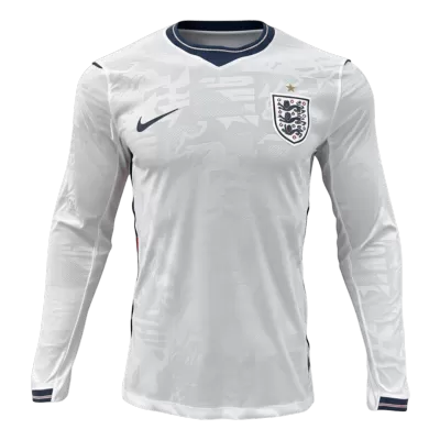 England Home Long Sleeve Player Version Jersey 2026 - gogoalshop
