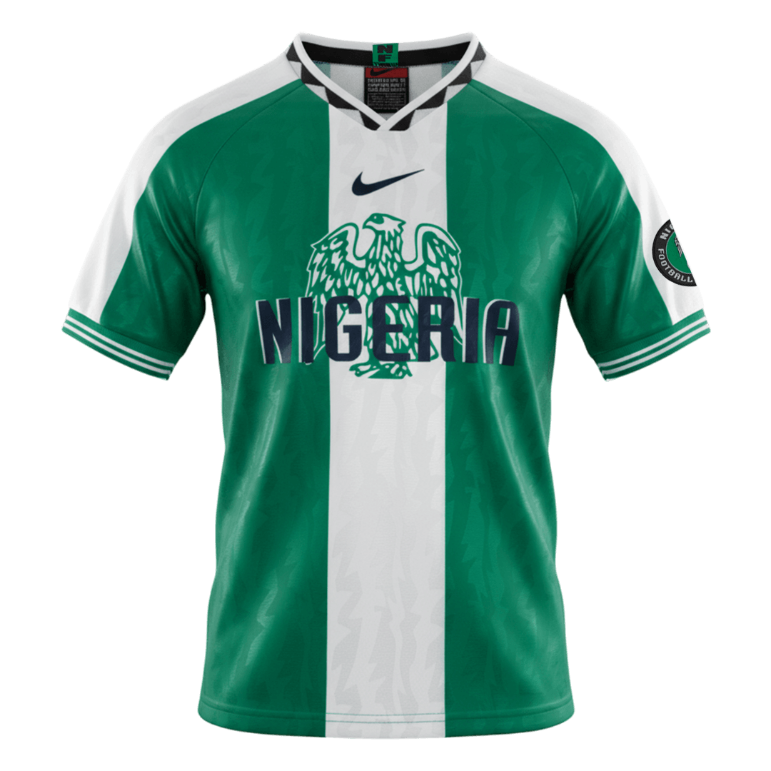 Retro Soccer Jersey Nigeria Home 1996 - gogoalshop