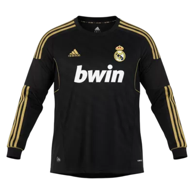 Retro Soccer Jersey Real Madrid Away Long Sleeve 2011/12 - gogoalshop