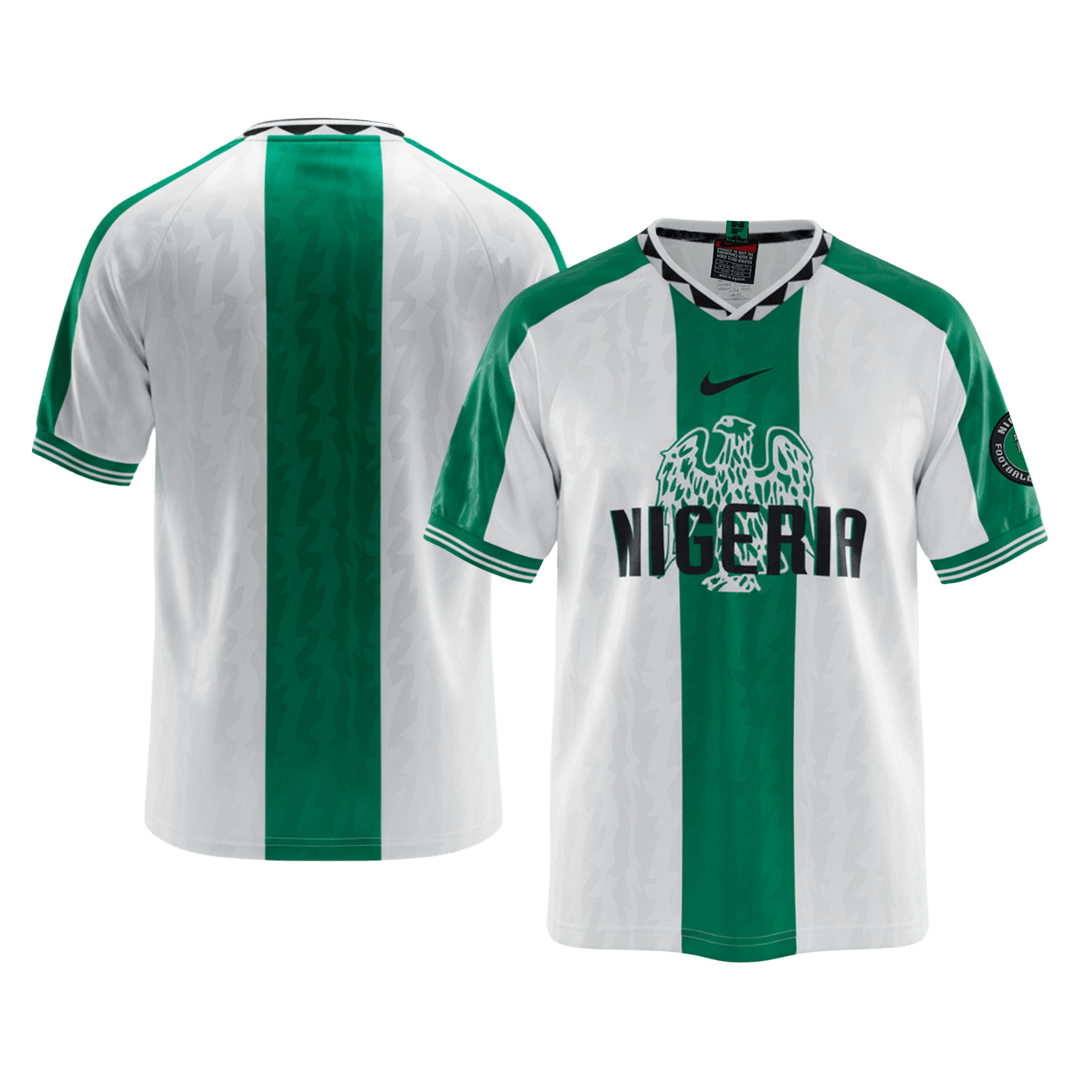 Retro Soccer Jersey Nigeria Away 1996 - gogoalshop