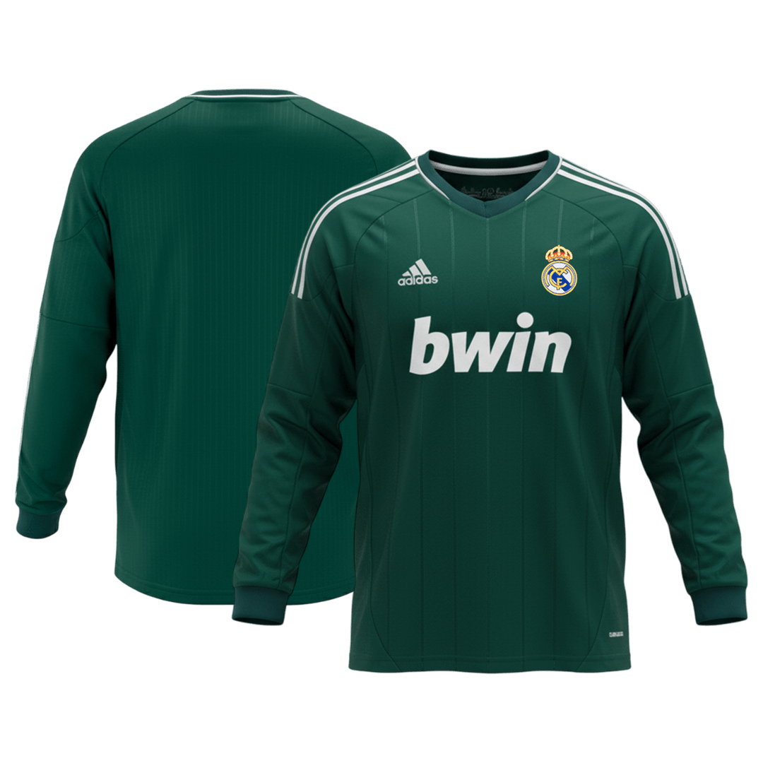 Retro Soccer Jersey Real Madrid Third Away Long Sleeve 2012/13 - gogoalshop