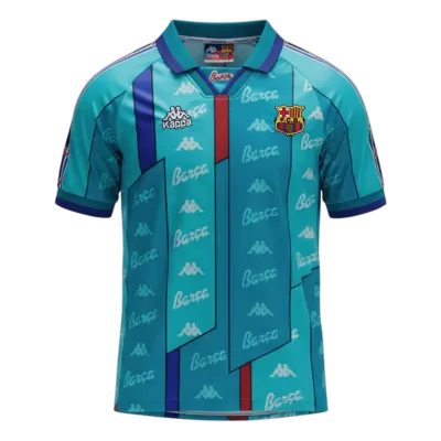 Retro Soccer Jersey Barcelona Away 1996/97 - gogoalshop