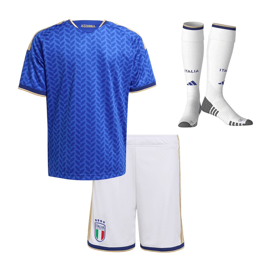 Italy Home Kids Soccer Jerseys Full Kit World Cup 2026 - gogoalshop