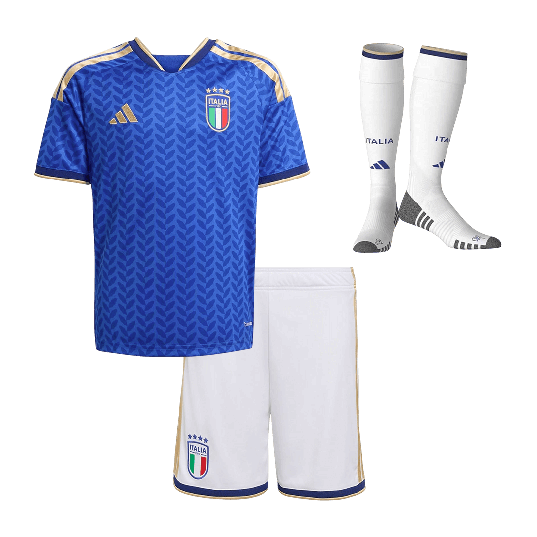 Italy Home Kids Soccer Jerseys Full Kit World Cup 2026 - gogoalshop