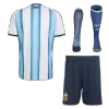 Argentina Home World Cup Jerseys Full Kit 2026 - gogoalshop