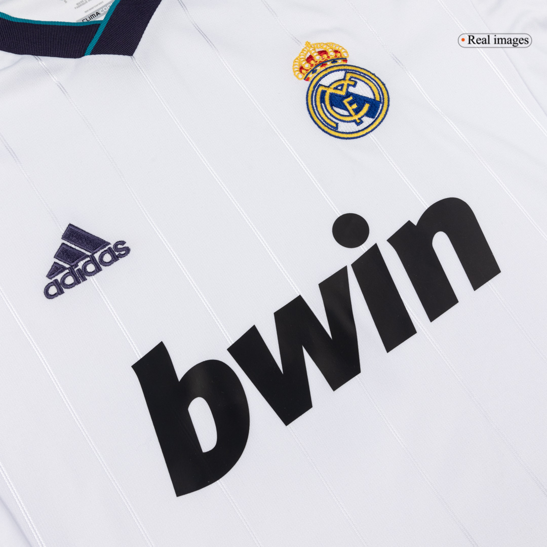 Retro Soccer Jersey Real Madrid Home Long Sleeve 2012/13 - gogoalshop