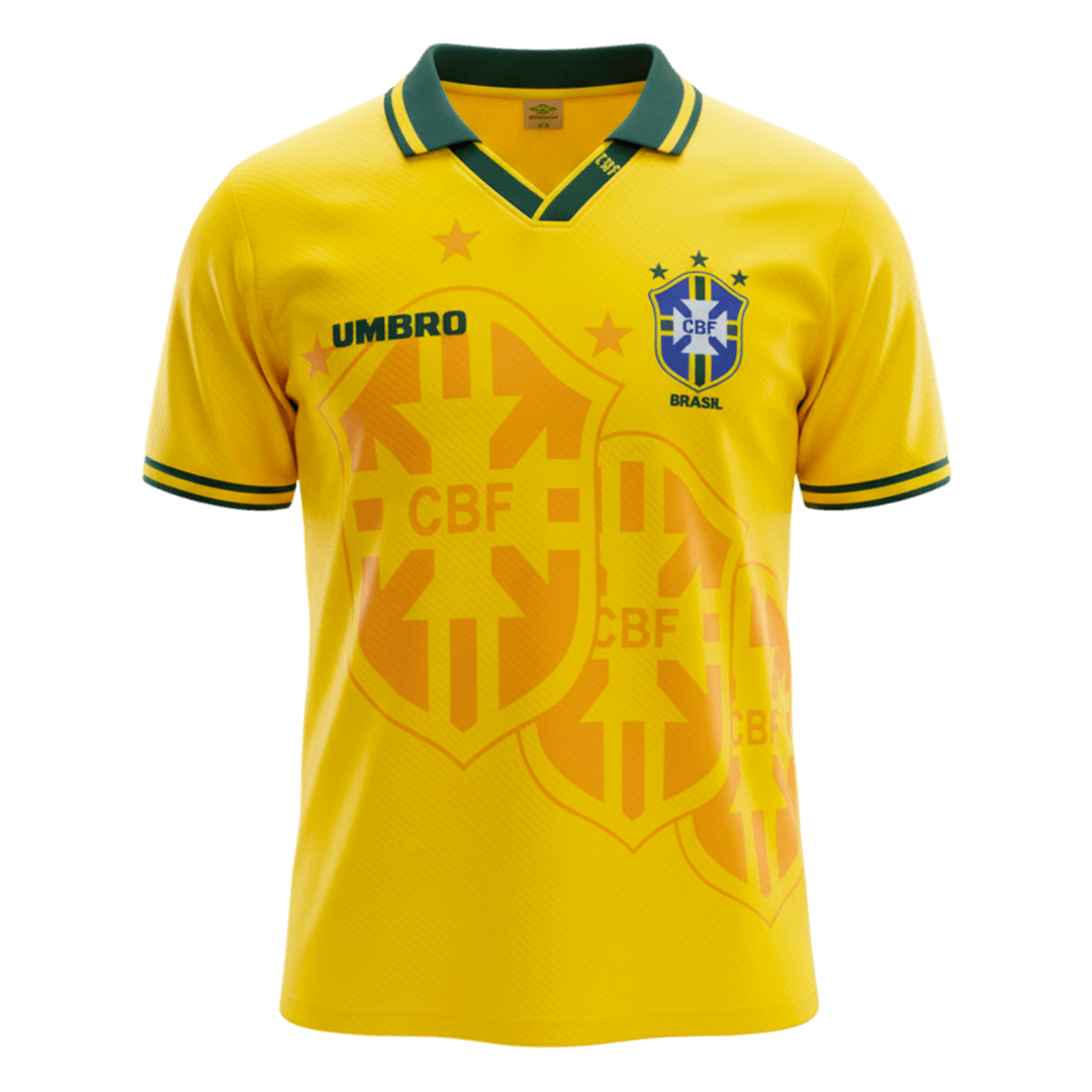 Retro Soccer Jersey Brazil Home 1994 - gogoalshop