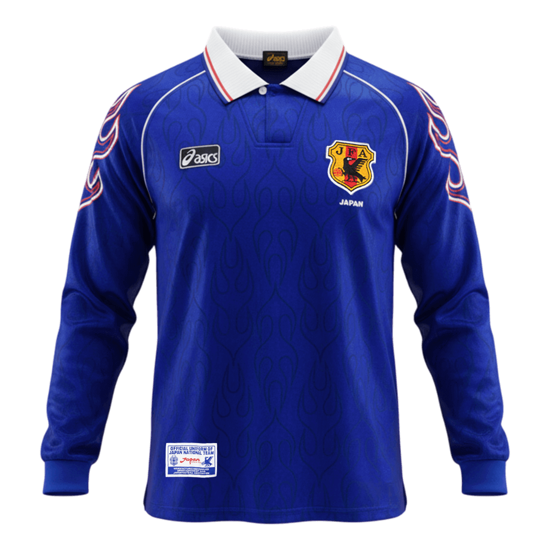 Retro Soccer Jersey Japan Home Long Sleeve 1998 - gogoalshop