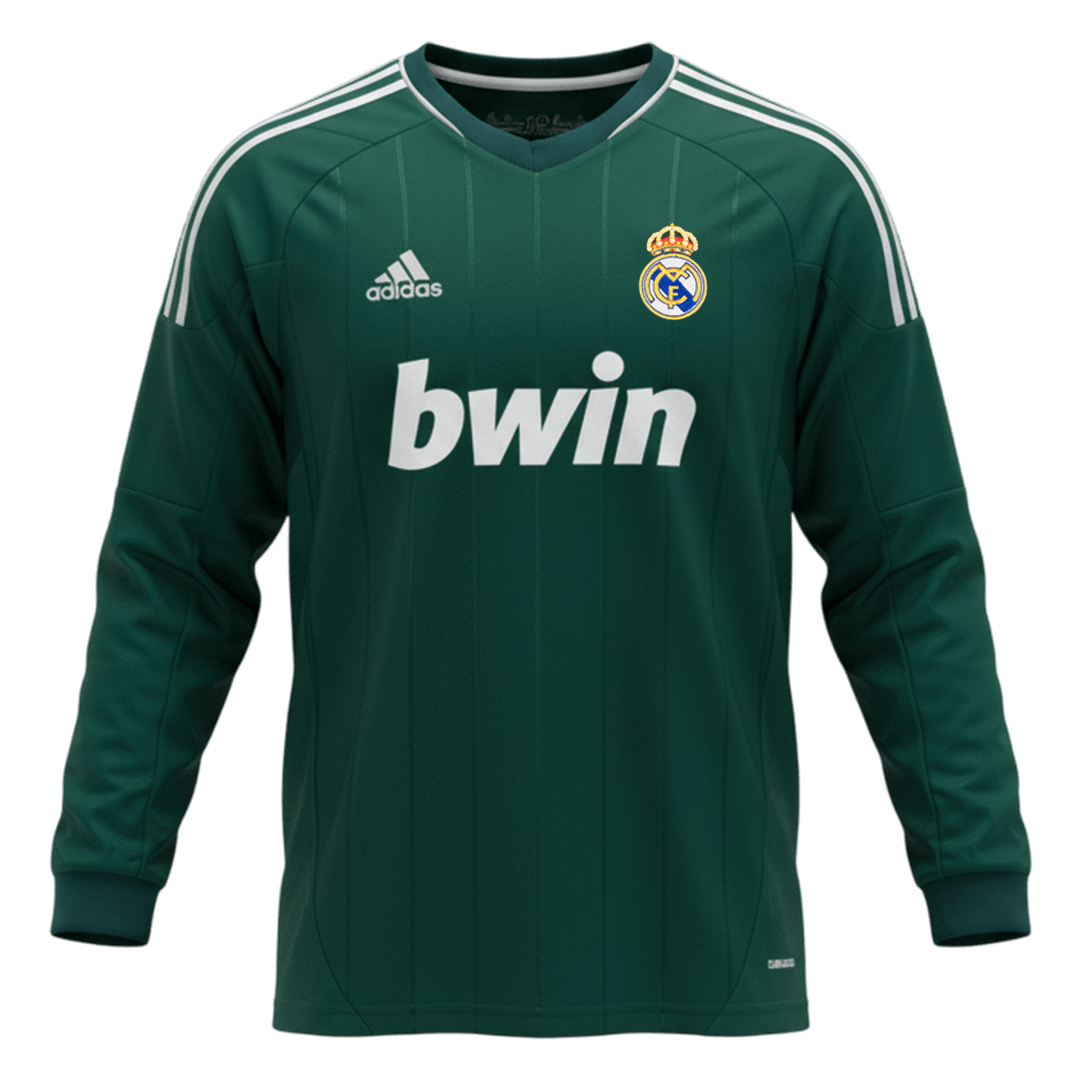 Retro Soccer Jersey Real Madrid Third Away Long Sleeve 2012/13 - gogoalshop