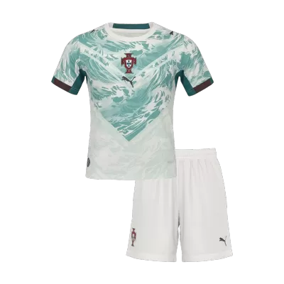 Portugal Away World Cup Kids Soccer Jerseys Kit 2026 - gogoalshop