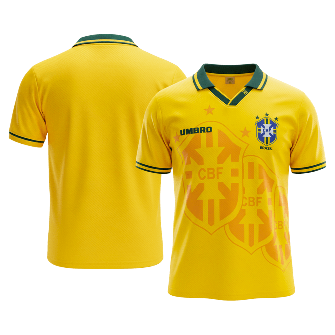 Retro Soccer Jersey Brazil Home 1994 - gogoalshop