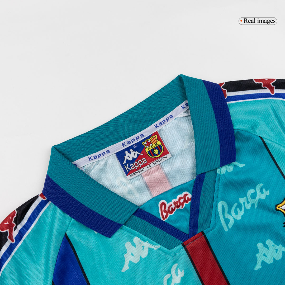 Retro Soccer Jersey Barcelona Away 1996/97 - gogoalshop