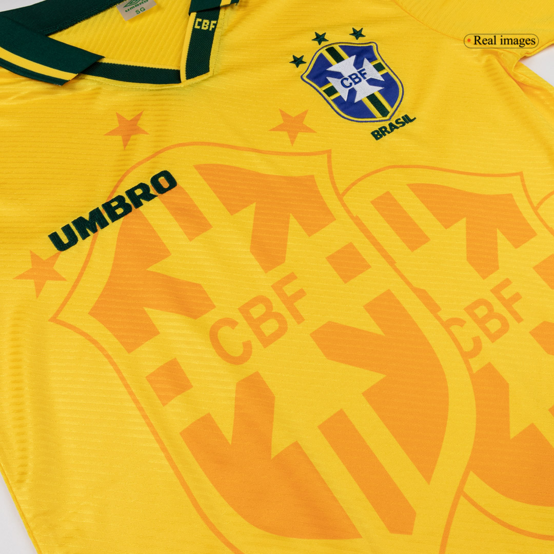 Retro Soccer Jersey Brazil Home 1994 - gogoalshop