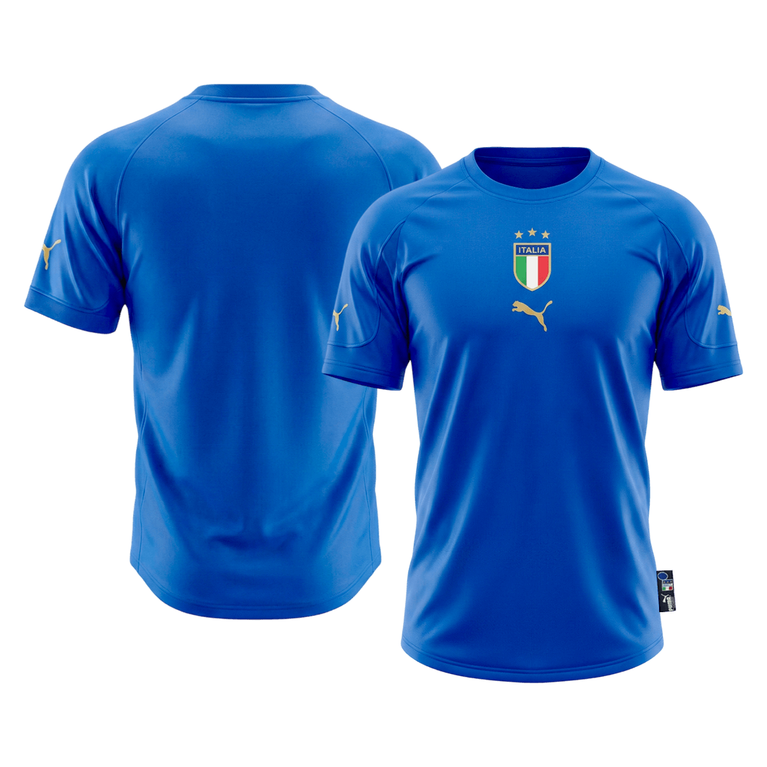 Retro Soccer Jersey Italy Home 2004 - gogoalshop