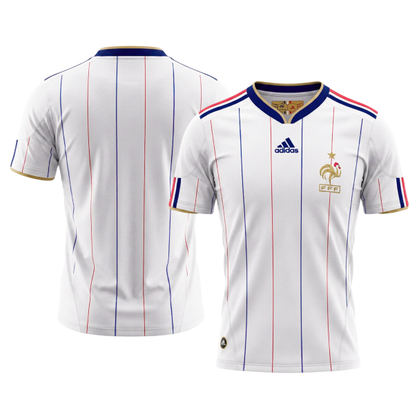 Retro Soccer Jersey France Away 2010 - gogoalshop