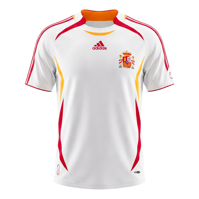 Retro Soccer Jersey Spain Away 2006 - gogoalshop
