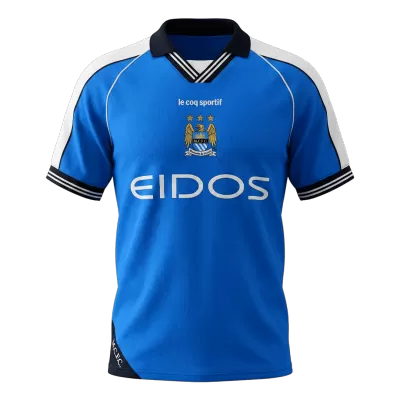 Retro Soccer Jersey Manchester City Home 1999/01 - gogoalshop