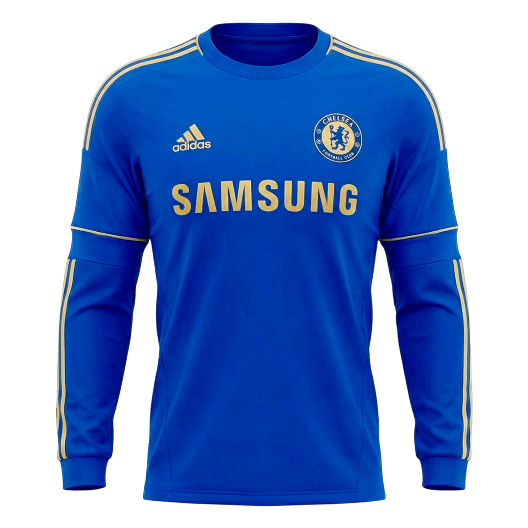 Retro Soccer Jersey Chelsea Home Long Sleeve 2012/13 - gogoalshop