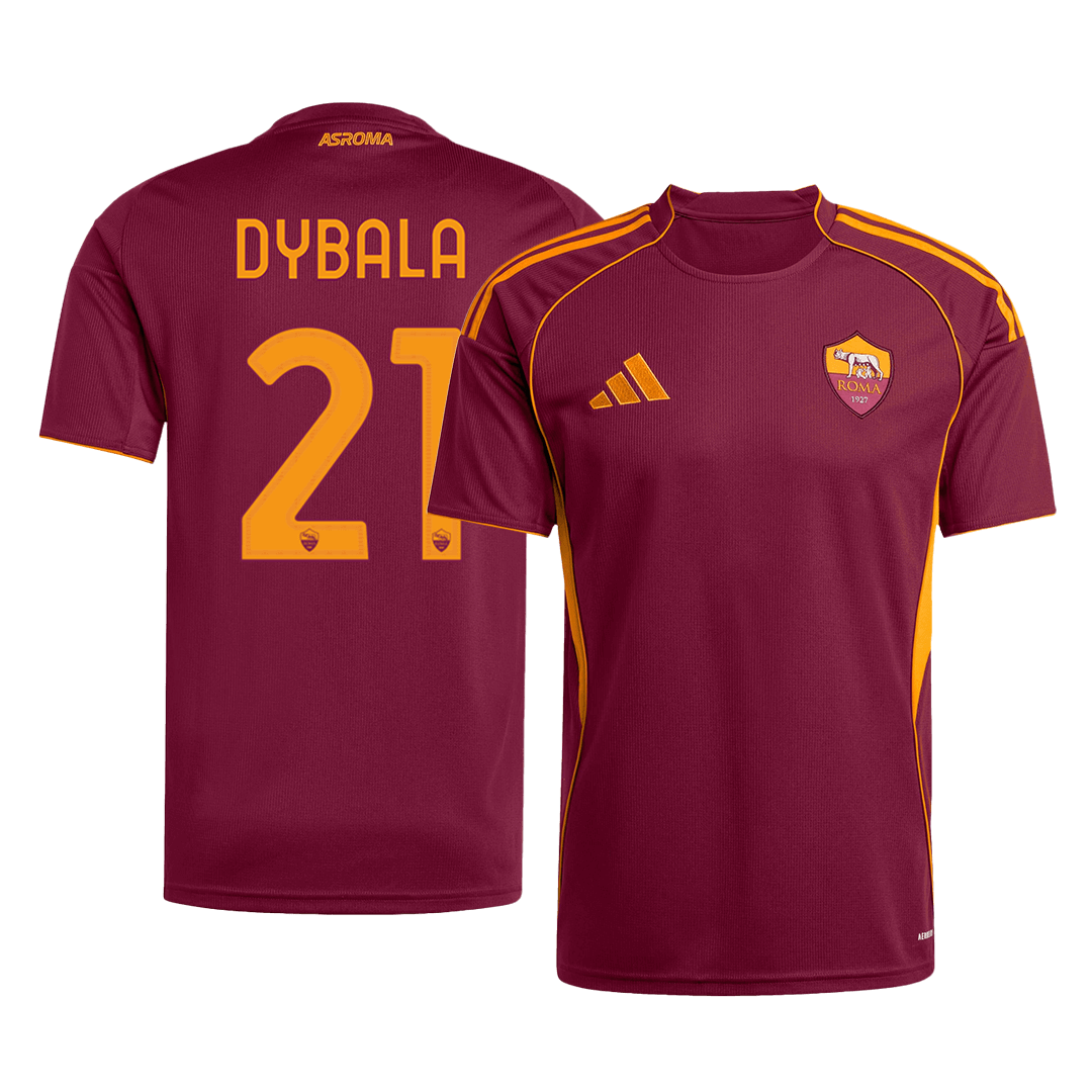 DYBALA #21 Roma Home Soccer Jersey 2025/26 - gogoalshop