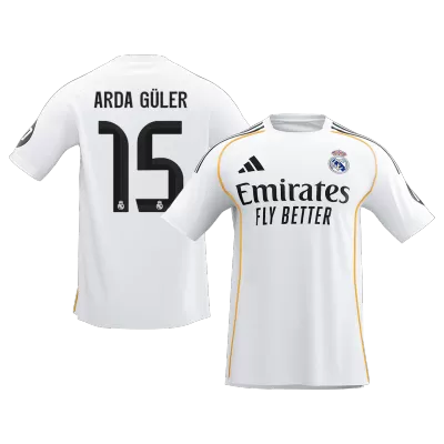 ARDA GÜLER #15 Real Madrid Home Soccer Jersey 2025/26 - gogoalshop