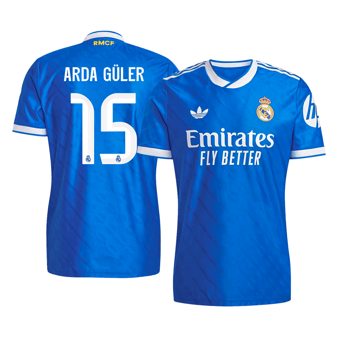 ARDA GÜLER #15 Real Madrid Third Away Player Version Jersey 2025/26 - gogoalshop