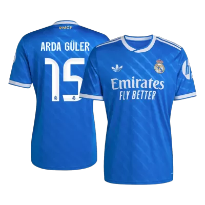 ARDA GÜLER #15 Real Madrid Third Away Soccer Jersey 2025/26 - gogoalshop