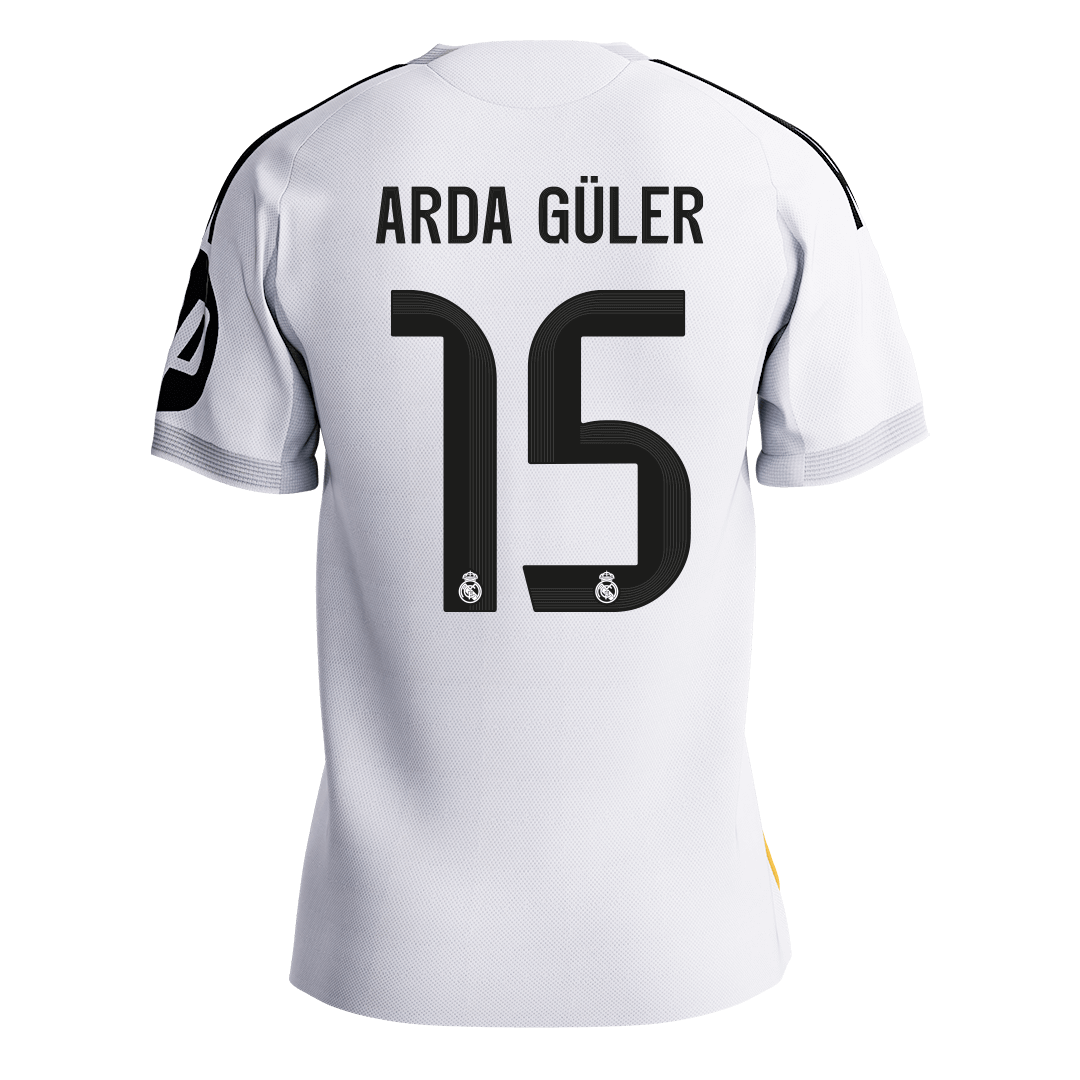 ARDA GÜLER #15 Real Madrid Home Player Version Jersey 2025/26 - gogoalshop
