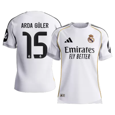 ARDA GÜLER #15 Real Madrid Home Player Version Jersey 2025/26 - gogoalshop