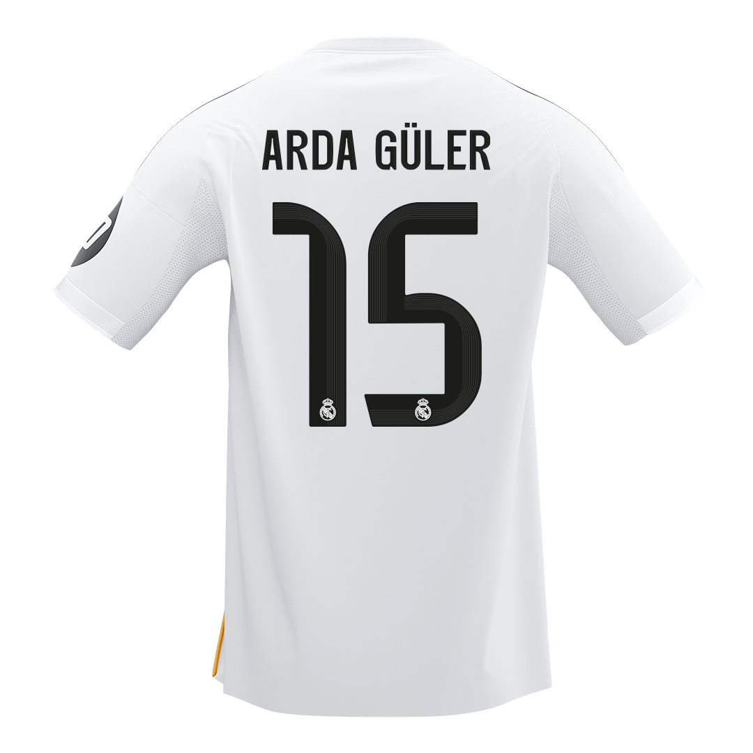 ARDA GÜLER #15 Real Madrid Home Soccer Jersey 2025/26 - gogoalshop