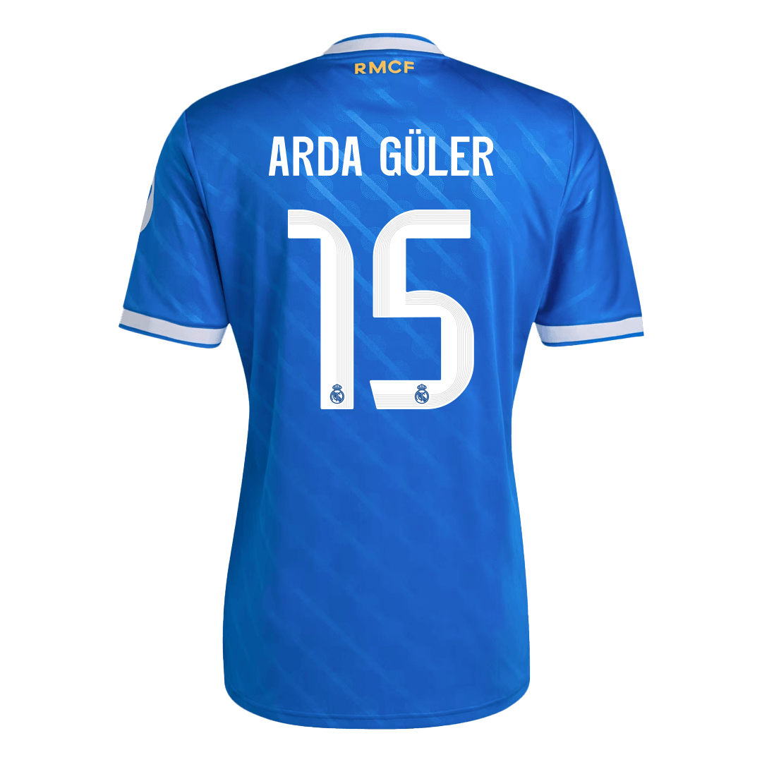 ARDA GÜLER #15 Real Madrid Third Away Soccer Jersey 2025/26 - gogoalshop
