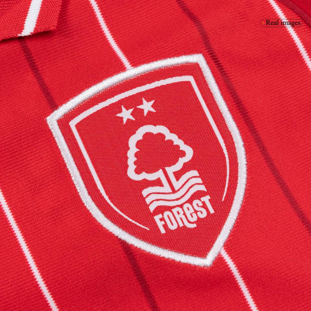 Nottingham Forest Home Kids Soccer Jerseys Kit 2025/26 - gogoalshop