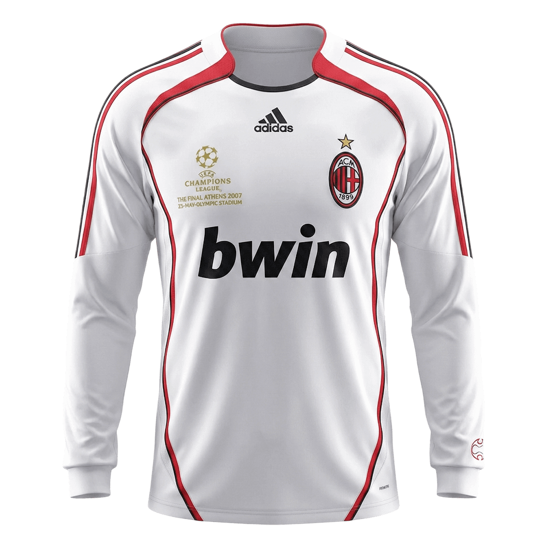 Retro Soccer Jersey AC Milan Away Long Sleeve 2006/07 - gogoalshop