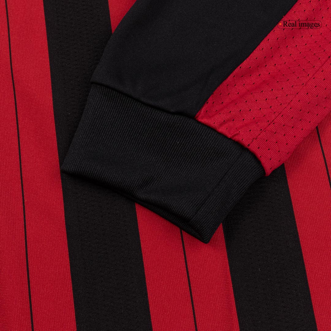 Retro Soccer Jersey AC Milan Home Long Sleeve 2013/14 - gogoalshop