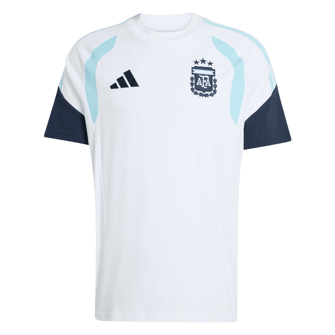 Argentina Pre-Match Soccer Jersey World Cup 2026 White - gogoalshop
