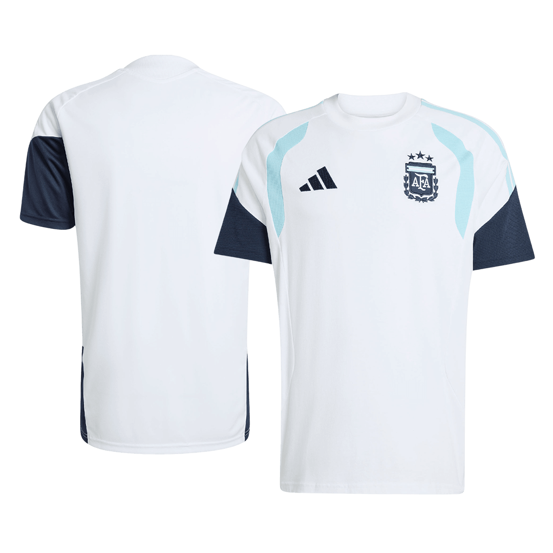 Argentina Pre-Match Soccer Jersey World Cup 2026 White - gogoalshop