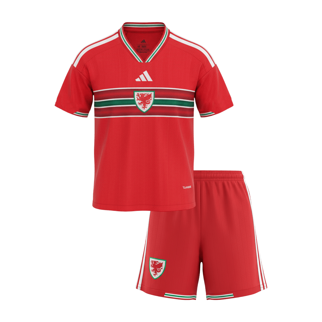 Wales Home World Cup Kids Soccer Jerseys Kit 2026 - gogoalshop