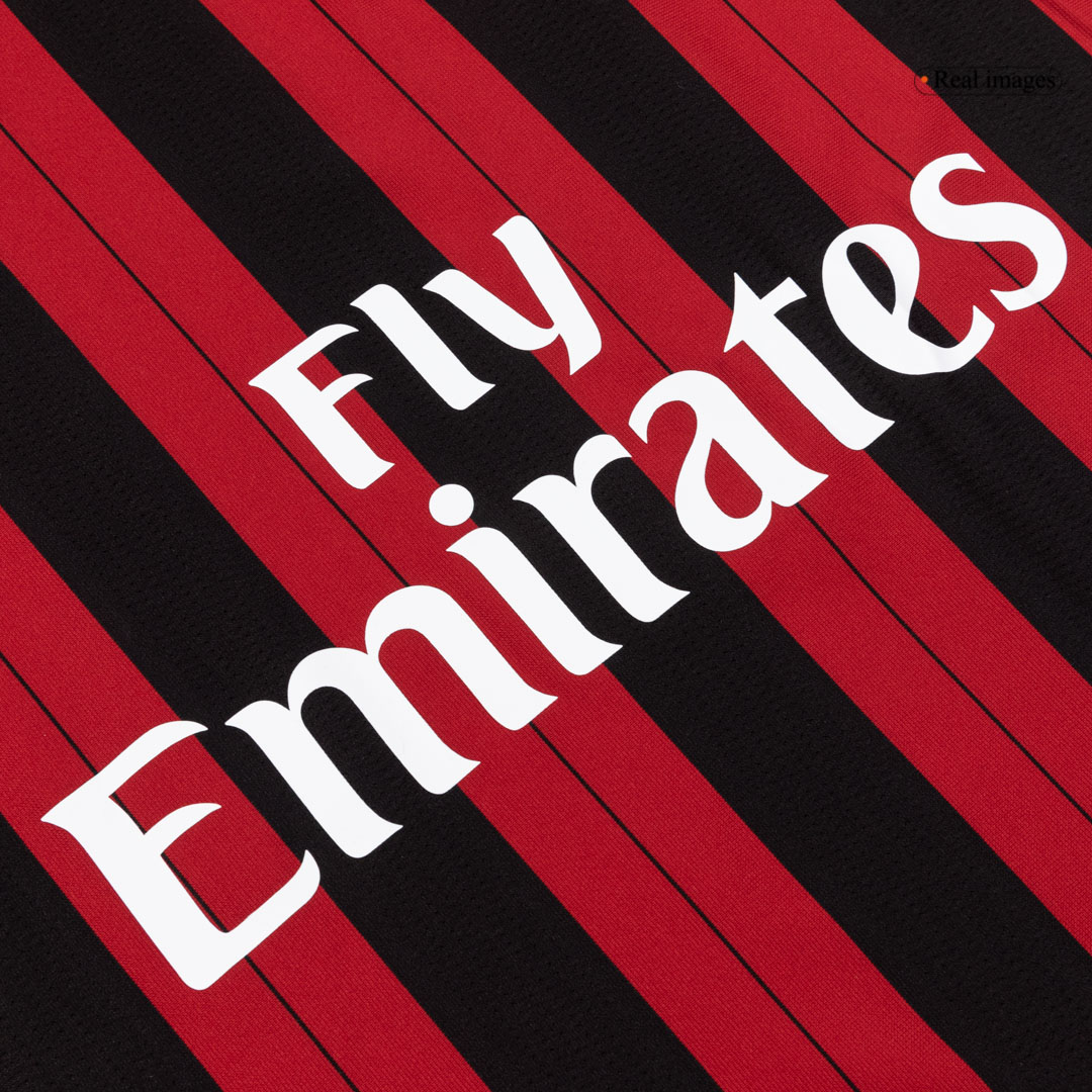 Retro Soccer Jersey AC Milan Home Long Sleeve 2013/14 - gogoalshop