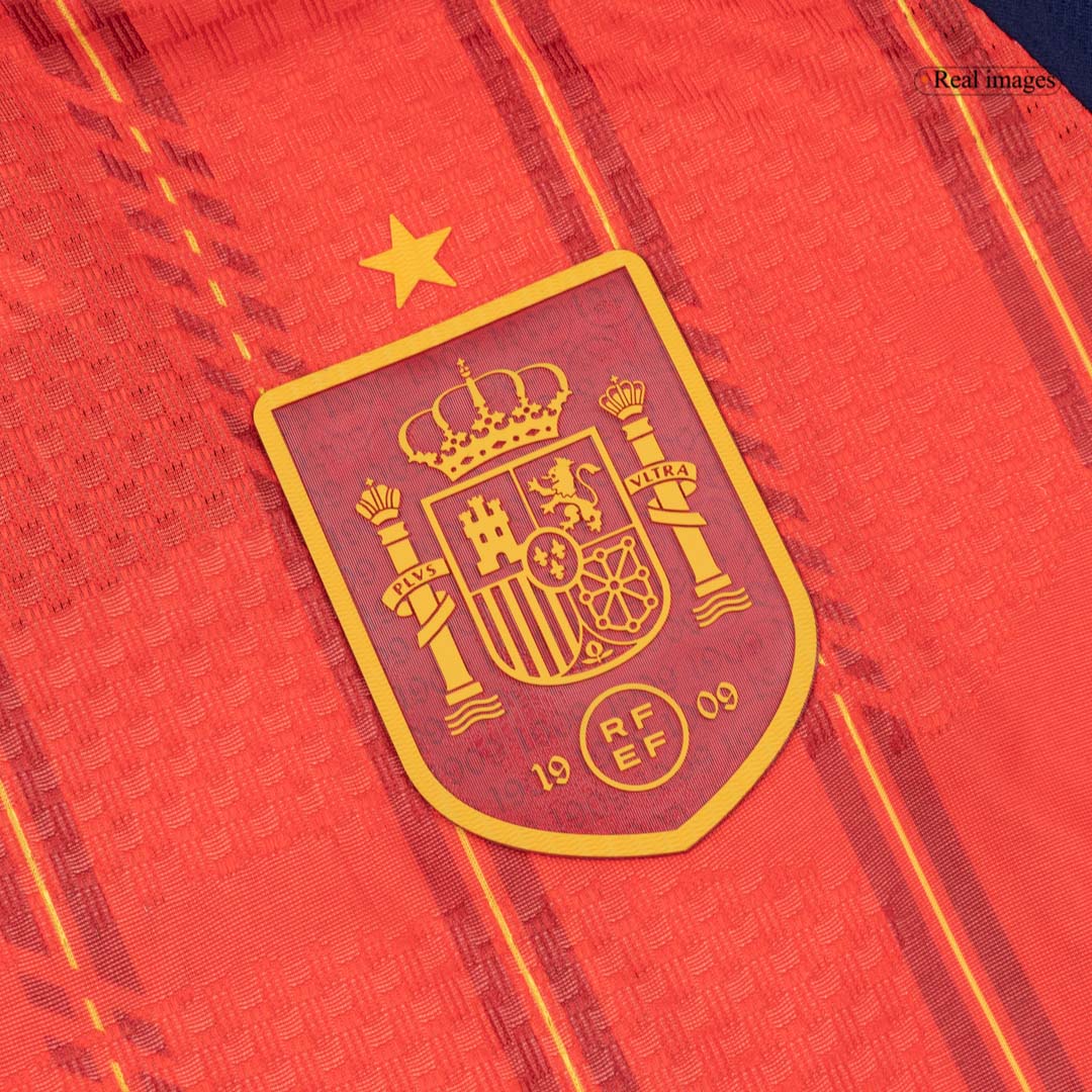 Spain Home Long Sleeve Player Version Jersey World Cup 2026 - gogoalshop