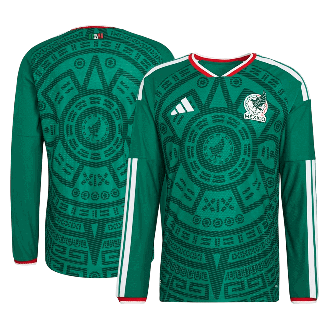 Mexico Home Long Sleeve Player Version Jersey World Cup 2026 - gogoalshop
