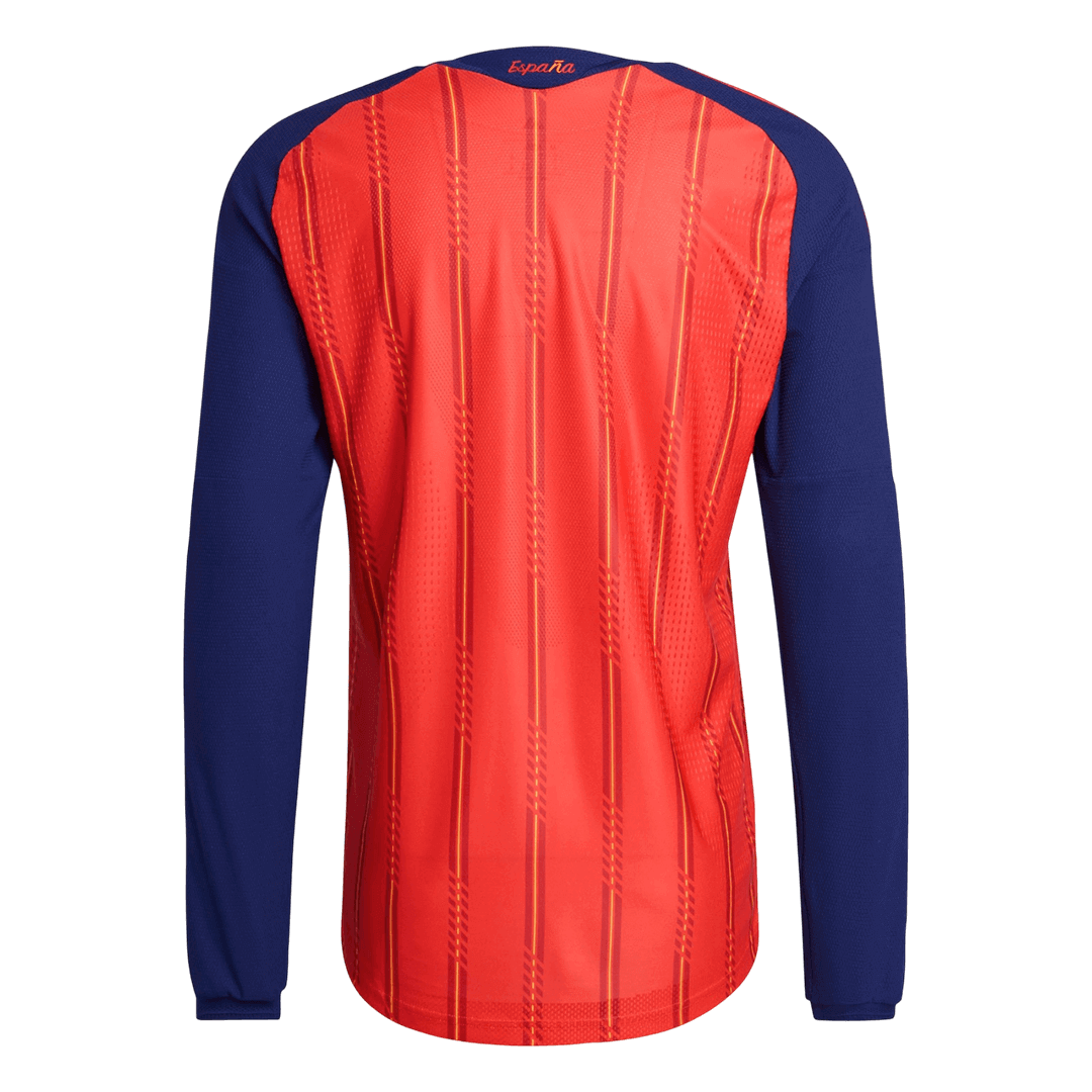 Spain Home Long Sleeve Player Version Jersey World Cup 2026 - gogoalshop