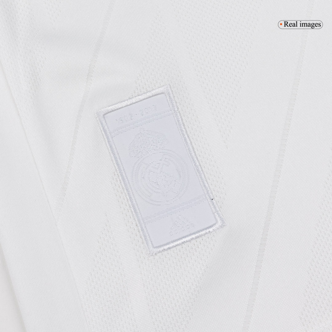 Retro Soccer Jersey BENZEMA #9 Real Madrid Home Long Sleeve 2017/18 - gogoalshop