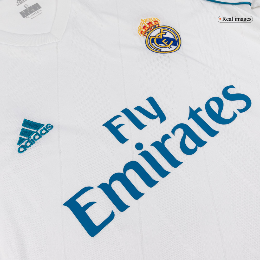 Retro Soccer Jersey SERGIO RAMOS #4 Real Madrid Home Long Sleeve 2017/18 - gogoalshop