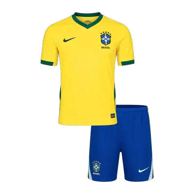Brazil Home Kids Soccer Jerseys Kit World Cup 2026 - gogoalshop