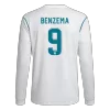 Retro Soccer Jersey BENZEMA #9 Real Madrid Home Long Sleeve 2017/18 - gogoalshop
